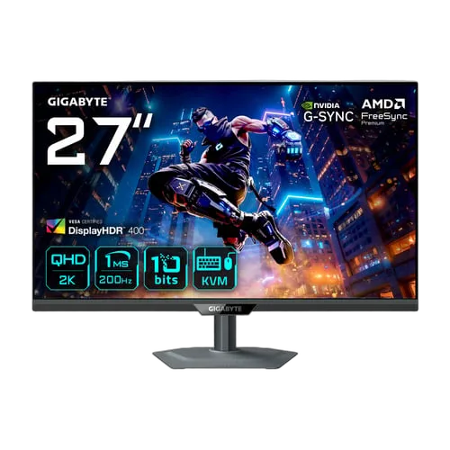 Gigabyte M27Q2 QD - 27" QHD 200Hz Quantum Dot Fast-IPS Pivot USB-C Compatible GSync