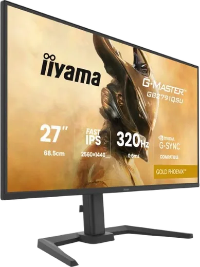 Iiyama GB2791QSU-B1 - 27" QHD 320Hz Fast IPS 0.6ms Pivot G-Sync