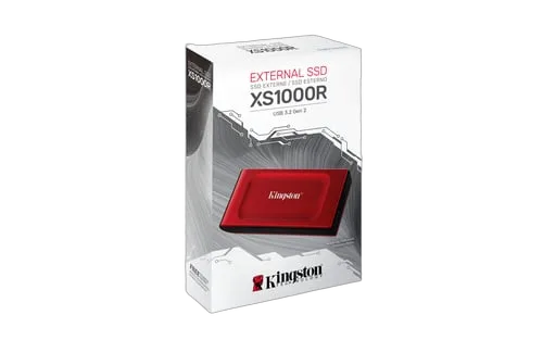 Kingston XS1000 Red USB-C 3.2 2To, vue 5