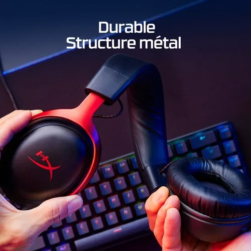 HyperX Cloud III - Filaire - Rouge, vue 4