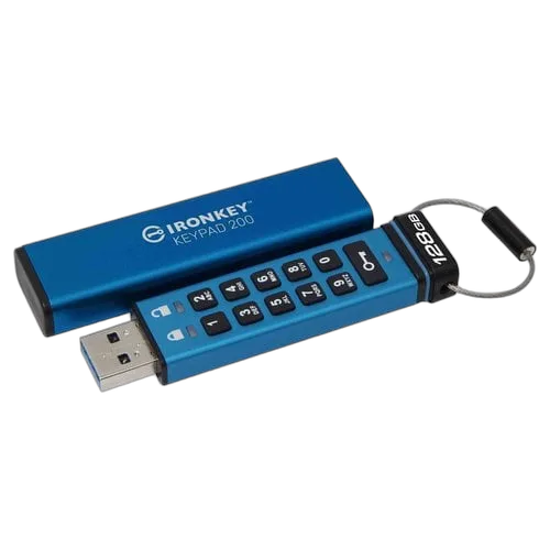 Kingston Clé 128Go Ironkey Keypad 200, vue 2