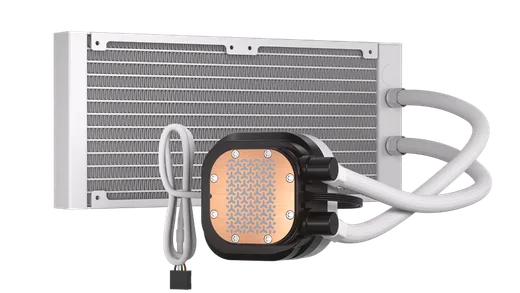 Corsair NAUTILUS 240 RS LCD - 240mm - Blanc, vue 3