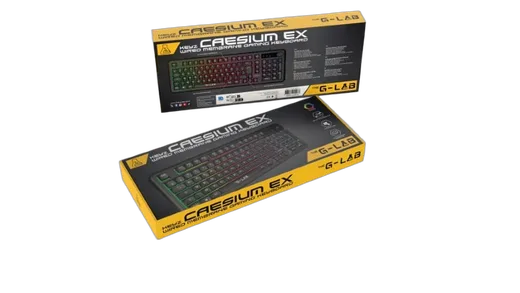 The G-LAB Keyz Caesium EX - Membrane - Filaire - RGB - Noir