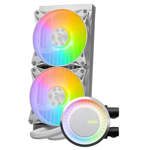 MSI MAG CORELIQUID E240 WHITE, vue 2