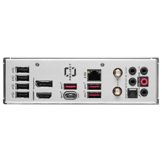 MSI B760M PROJECT ZERO - B760/LGA1700/DDR5/mATX, vue 5