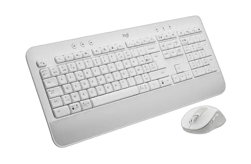 Logitech MK650 Offwhite Signature - Wireless combo, vue 6