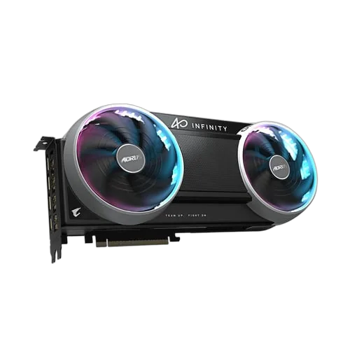 Gigabyte AORUS GeForce RTX 5070 Ti INFINITY 16G, vue 3