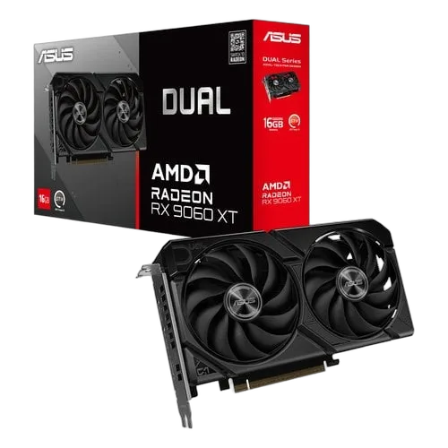Asus Dual Radeon RX 9060 XT 16Go, vue 13