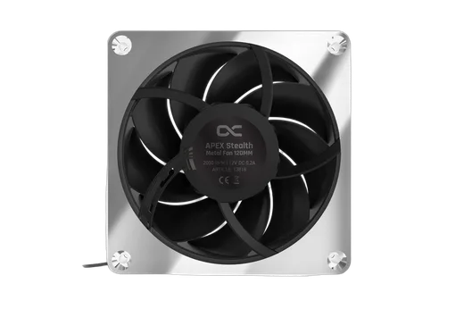 Alphacool Apex Stealth Metal 120mm - 2000rpm Chrome