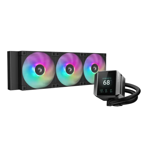 Deepcool CG530 4F Noir - MT/Sans Alim/ATX + MYSTIQUE 360 ARGB - Noir - 360mm, vue 12