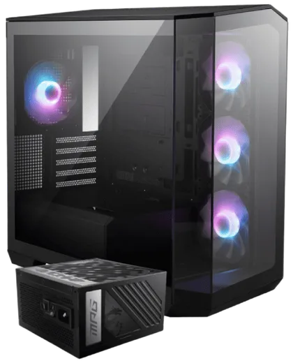 MSI MAG PANO M100R PZ Noir + MPG A1000GS PCIE5 Noir