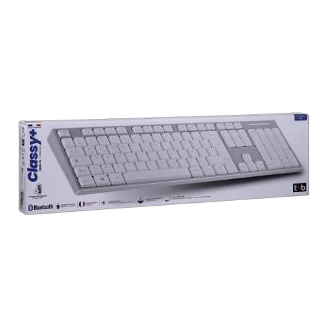 T'nB Clavier rechargeable KBWBTGR - Sans fil - Gris/Blanc, vue 3