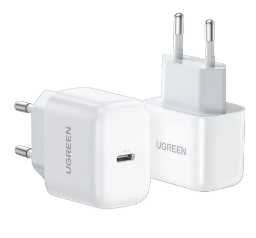 UGREEN Mini chargeur rapide secteur 20W - USB-C - Blanc