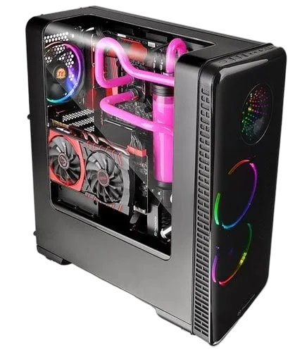 Thermaltake View 28 RGB Noir - MT/Sans Alim/ATX, vue 15