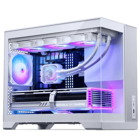 Phanteks XT V3 Blanc - mT/Sans Alim/mATX, vue 2