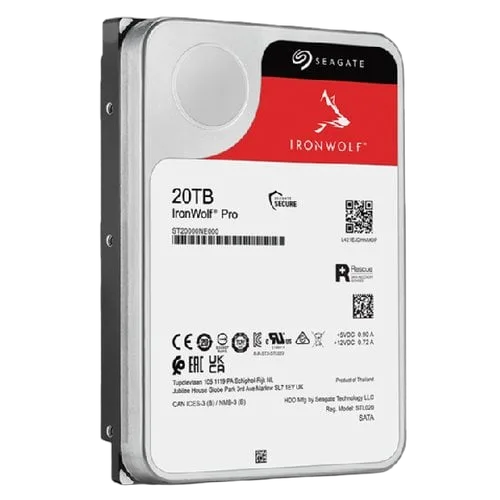 Seagate 20To IronWolf PRO SATA III 512Mo - ST20000NT001, vue 6
