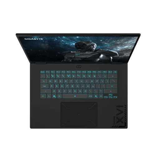 Gigabyte GAMING A16 PRO DXHG4FRCC4SH - 16" QHD+ 165Hz Core 7-240H RTX 5070Ti 32Go 1To W11, vue 5