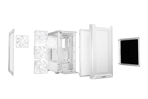 be quiet! Pure Base 501 LX Blanc - MT/Sans Alim/ATX, vue 3