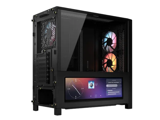 Corsair FRAME 4000D LCD RS ARGB Noir - MT/Sans Alim/E-ATX, vue 11
