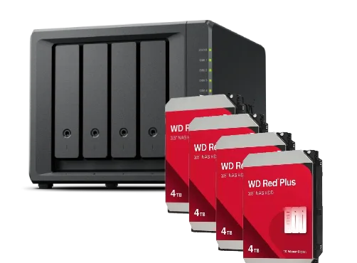 DS425+ - 4 Baies avec 4 disques de 4To RED Plus