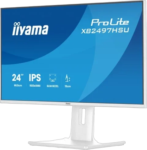 Iiyama XB2497HSU-W1 - 23.8" FHD 120Hz IPS Pivot HP Blanc