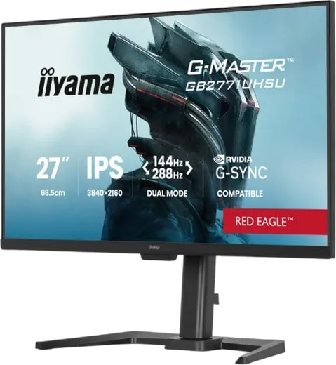 Iiyama G-Master GB2771UHSU-B1 - 27" 4K 144Hz ou FHD 288Hz IPS 0.8ms G-Sync-Seconde Vie