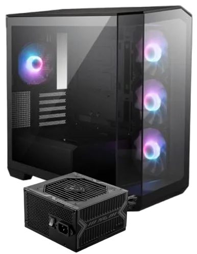 MSI MAG PANO M100R PZ Noir + MAG A650BN Noir