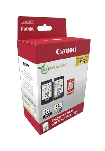 Canon PIXMA TR4755i Black + Cartouche d'encre PG-575/CL-576 pack 2 couleurs, vue 6