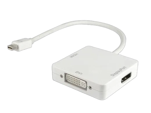 Convertisseur mini DisplayPort vers HDMI/DVI/DP, vue 1