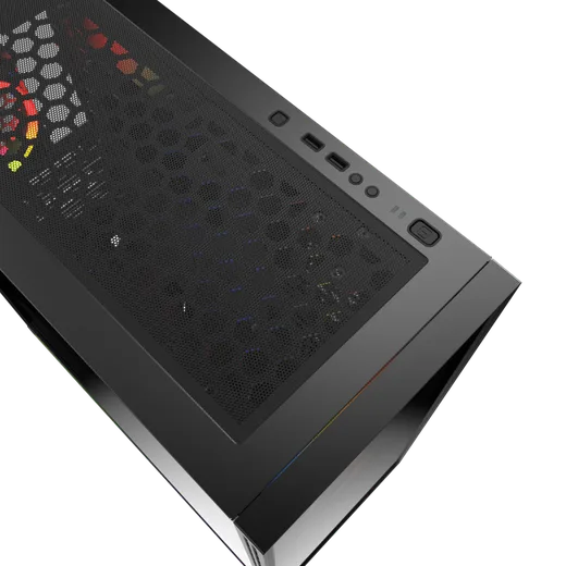 M.RED BLACK DESTROYER Glass-G - ARGB - MT/ATX-Seconde Vie