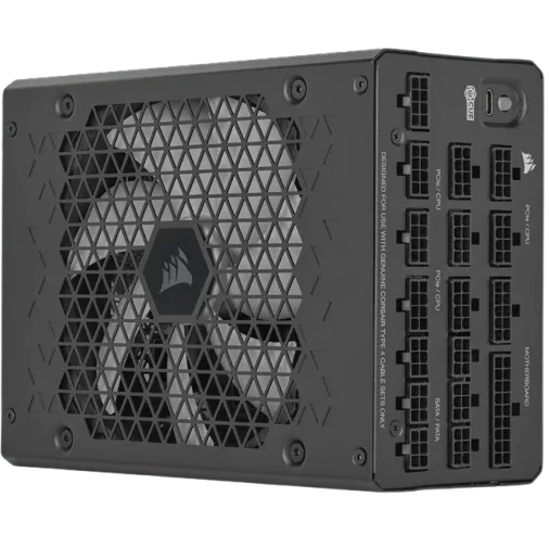 Corsair ATX 1200W - 80+ Platinum - HX1200i C14 Version Noir, vue 2