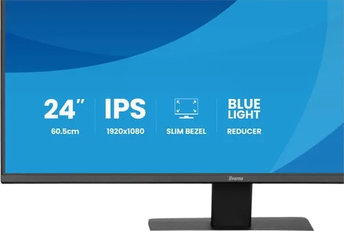 Iiyama Prolite X2491H - 23.8" FHD 120Hz IPS 1ms HDMI Adaptive Sync, vue 6
