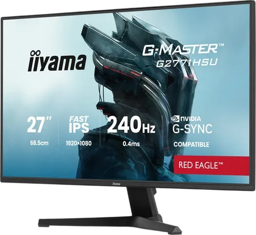 Iiyama G-Master G2771HSU-B1 - 27" FHD 240Hz Fast IPS 0.4ms G-Sync Adaptive Sync