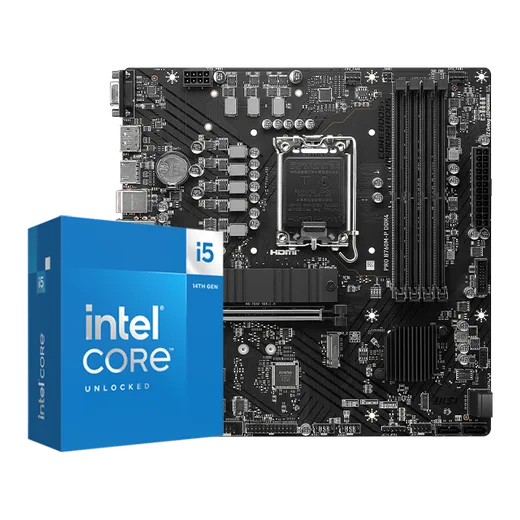 MSI BUNDLE PRO B760M-P + Core i5-14600KF