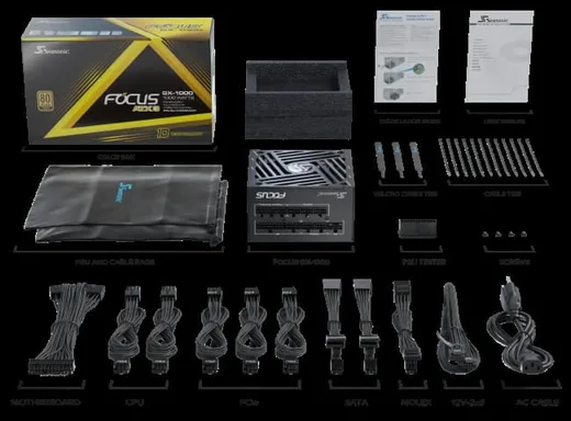 Seasonic ATX 1000W 80+ Gold - FOCUS-GX-1000-V4