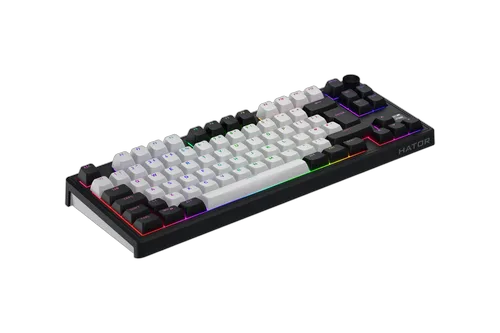 Hator Skyfall 80 MAG Ultima 8K TKL - Magnétique - Sans-Fil - RGB - Blanc/Noir, vue 4