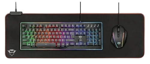 Trust Glide Flex - Noir/RGB/XXL