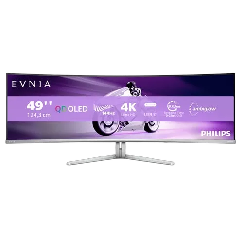 Philips EVNIA 49M2C8900L/00 - 49" QD-OLED CURVE DQHD 144Hz 0.03ms USB-C Ambiglow