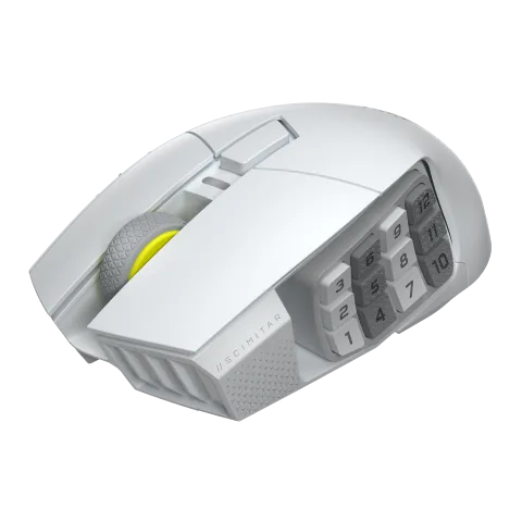 Corsair Scimitar Elite SE - Sans-Fil - RGB - Blanc, vue 6