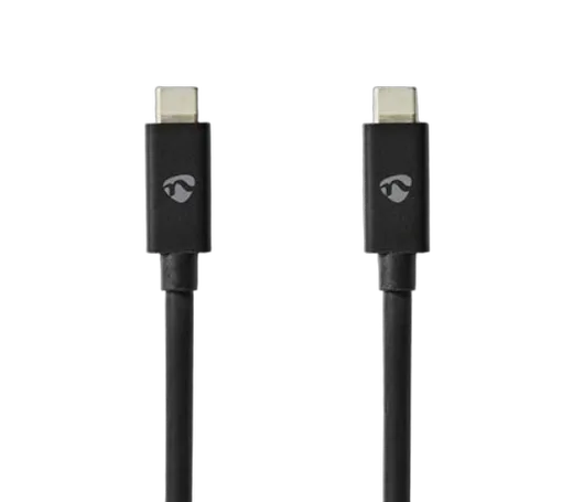 Nedis Câble USB-C 4.0 Mâle/Mâle 240W/8K60Hz 1m Noir