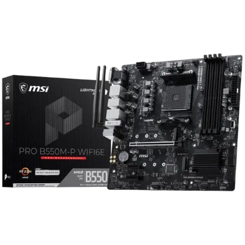 PRO B550M-P WIFI6E - B550/AM4/DDR4/mATX