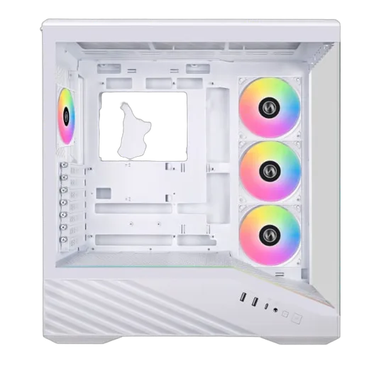 Lian-Li Vector V100 RGB Blanc - MT/Sans Alim/E-ATX, vue 7