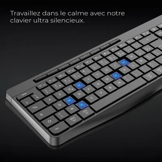 Advance R-Type Wireless - Membrane - Sans-Fil - RGB - Noir, vue 5
