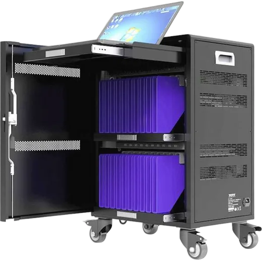 Port Cabinet de charge 20 tablettes + 1 notebook (17"), vue 3
