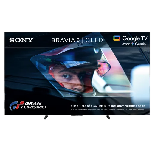 Sony Bravia 6 K55A65PB - 55" OLED 4K 120Hz Google TV Wifi Bluetooth HDR10, vue 1