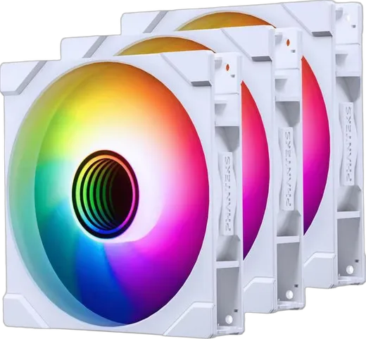 M25 Gen2 PWM Blanc Reverse Blade (3x140mm) D-RGB
