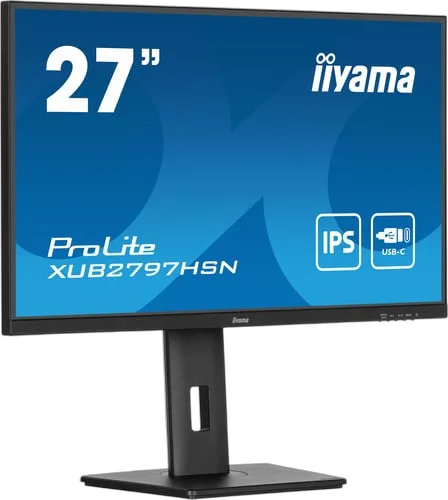 Iiyama XUB2797HSN-B2 - 27" FHD 110Hz 1ms IPS USB-C dock et RJ45 Adaptive Sync