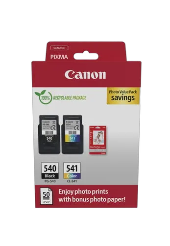 Canon Pack Noire + Couleur - PG-540/CL-541 PV