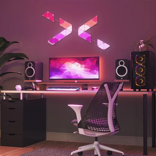 Nanoleaf Shapes Mini Triangles Pack Expansion - 10 pièces, vue 6
