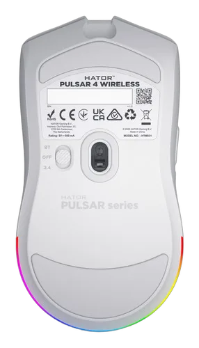 Hator Pulsar 4 - Sans fil - RGB - Blanc, vue 6